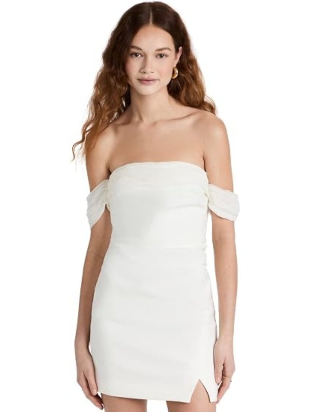 REVOLVE LIKELY Paz Off-Shoulder White Mini Dress Size 2 MSRP $348